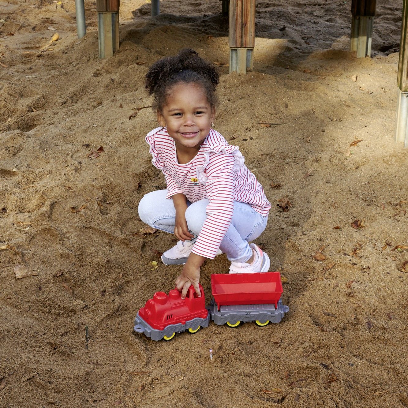 BIG Power Worker Mini Zug: Baustellenspaß im Kleinformat