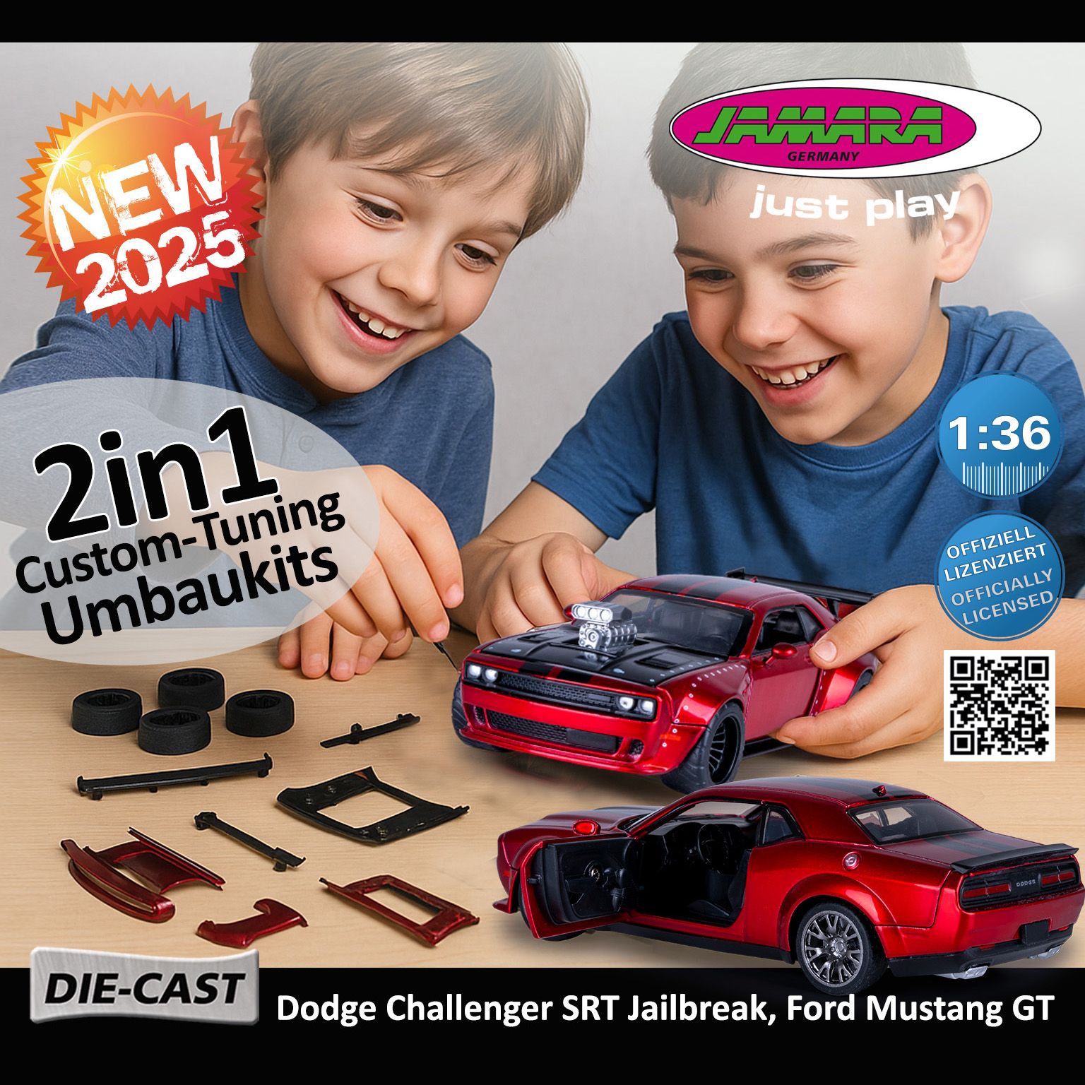 US-Car-Ikonen als detailgetreue Diecast-Modelle mit Tuning-Faktor