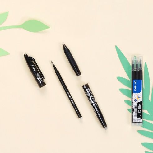 Nachhaltigkeit mit PILOT: Mit den radierbaren FriXion-Stiften CO2 sparen