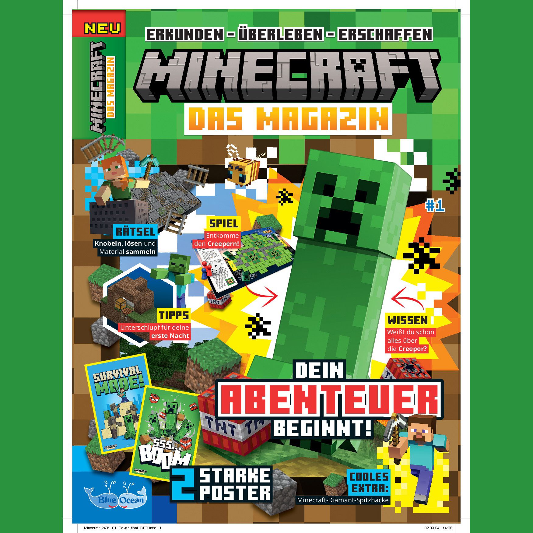 Blue Ocean: Minecraft Magazin startet in neun Ländern