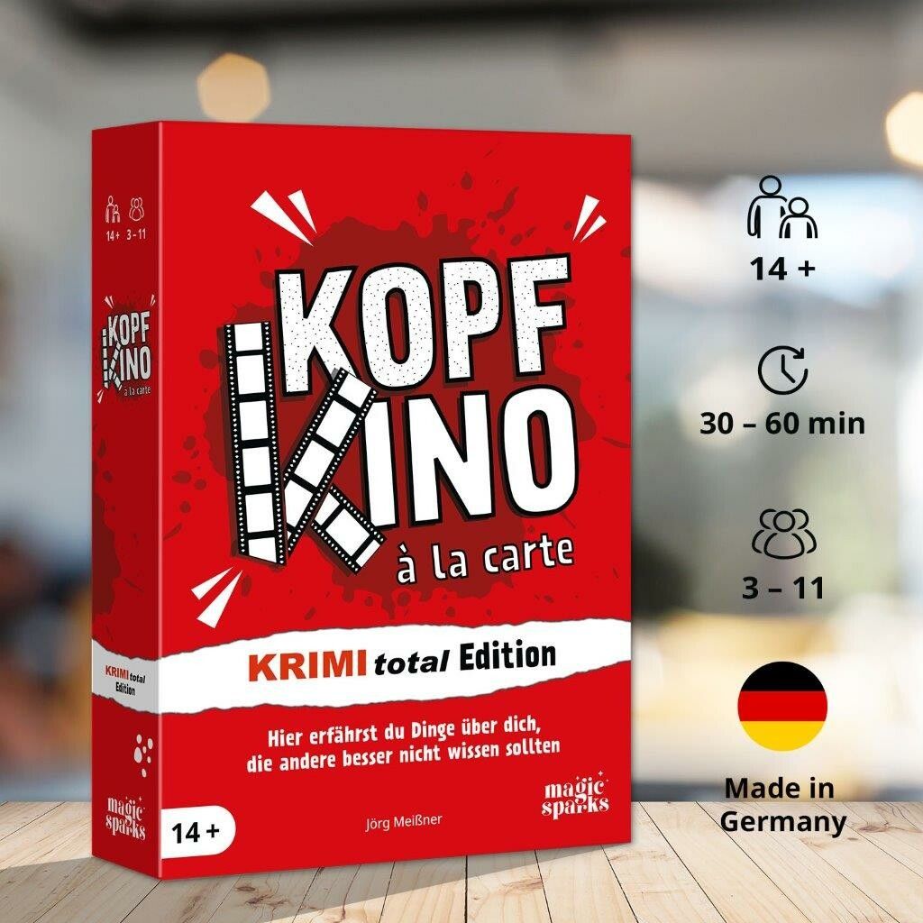 Film ab für „Kopfkino à la carte“: Das neue Partyspiel, das Empathie und Lachtränen garantiert!