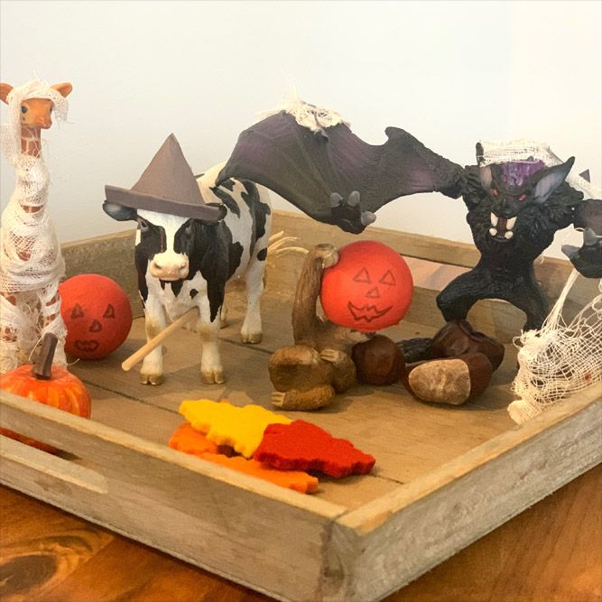 Gruseliger Bastelspaß: Halloween DIY-Ideen mit schleich® Figuren
