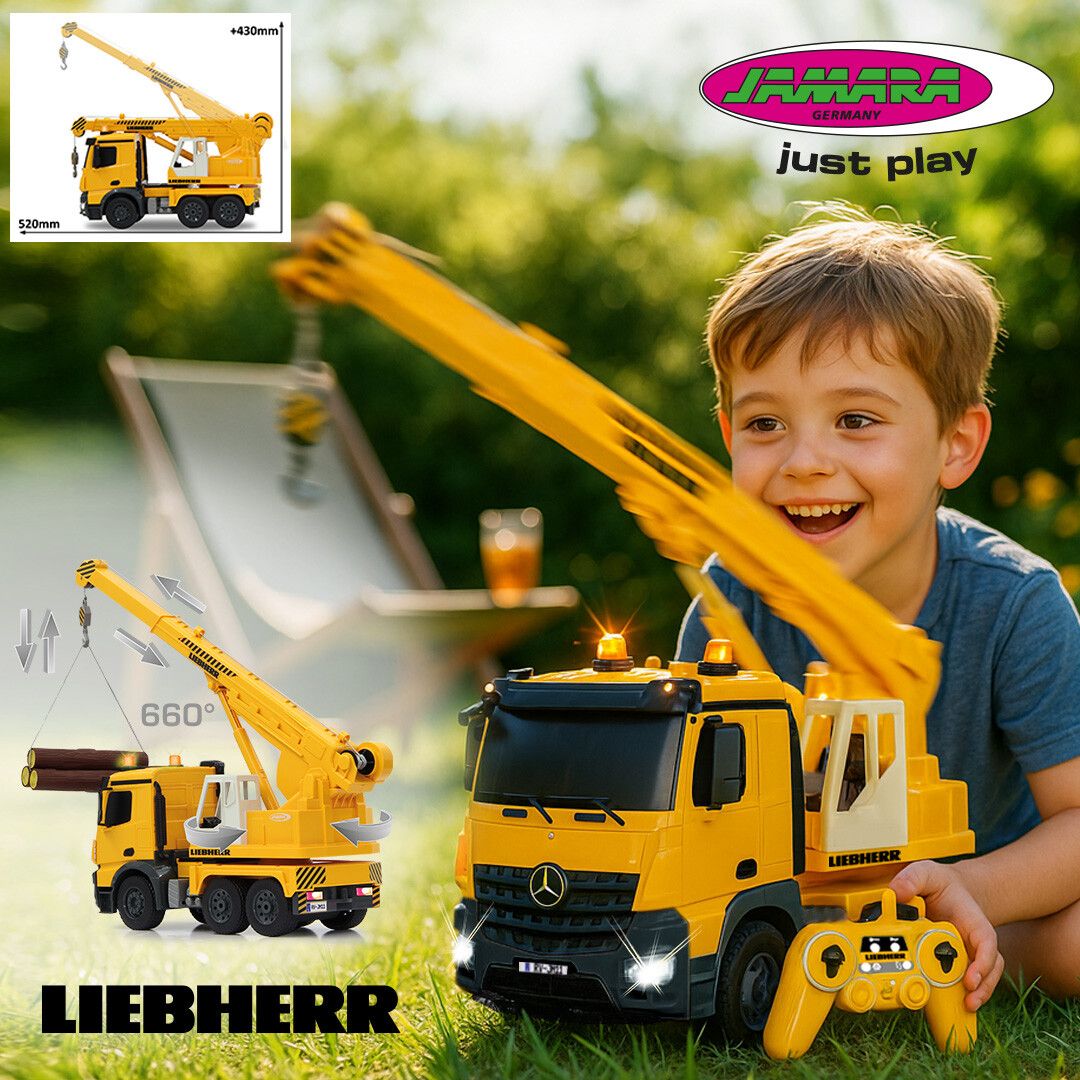 Schwerlast-Missionen realistisch meistern – mit dem RC-Kran von Jamara