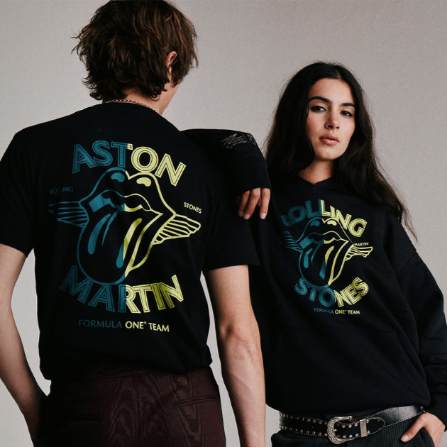 Aston Martin Aramco Formula One Team Launches Collaboration with Rolling Stones
