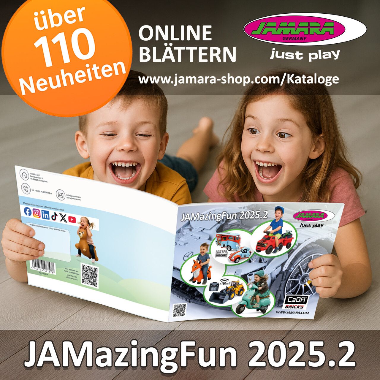 Der neue JAMARA 2025.2 ist da – voller Spielspaß, Innovation und frischer Ideen für die zweite Jahreshälfte.