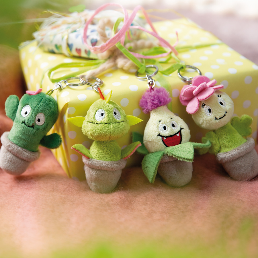 „Garten to Go“ mit den Funny Flowers Schlüsselanhängern von NICI
