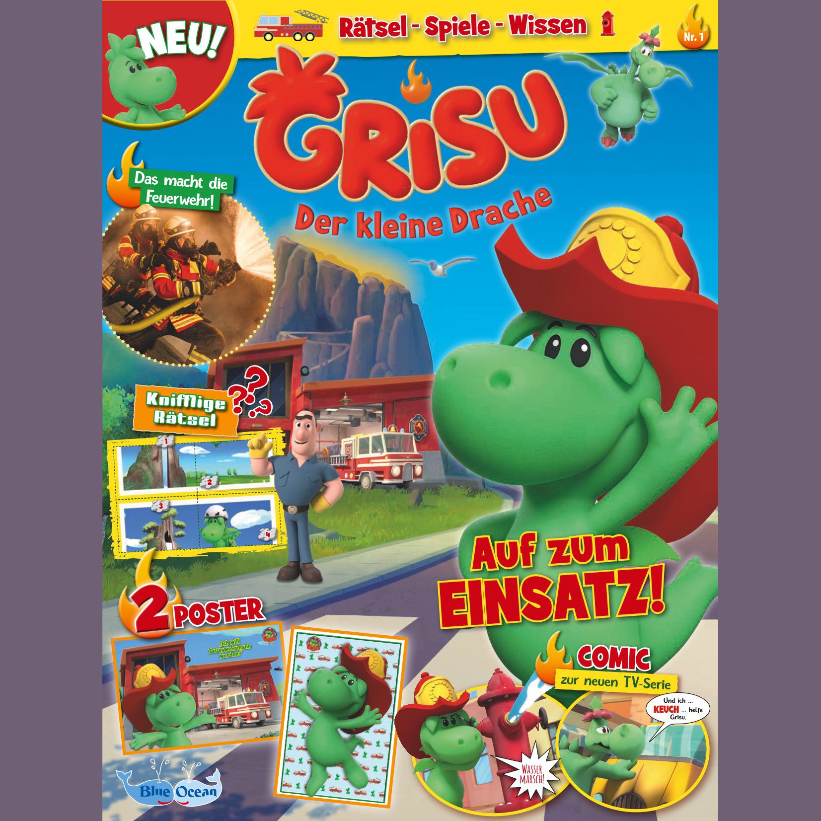 Grisu-Comeback in Zeitschriftenregal und TV