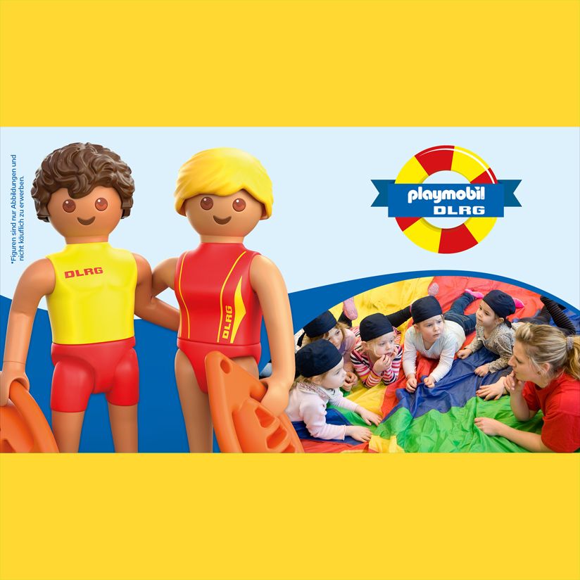 DLRG und PLAYMOBIL gemeinsam für mehr Wassersicherheit bei Kindern