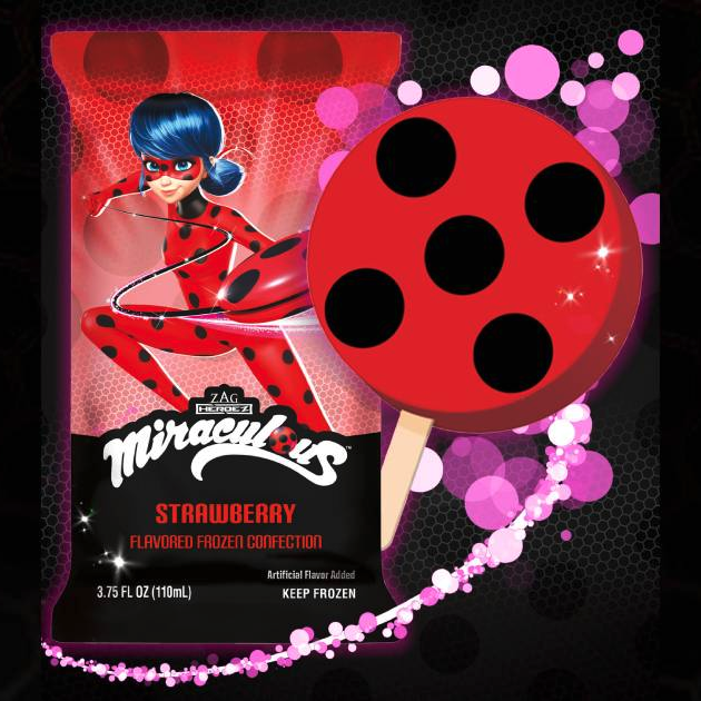 ZAG and Wells Enterprises Partner for First MiraculousT Frozen Confection Facebar