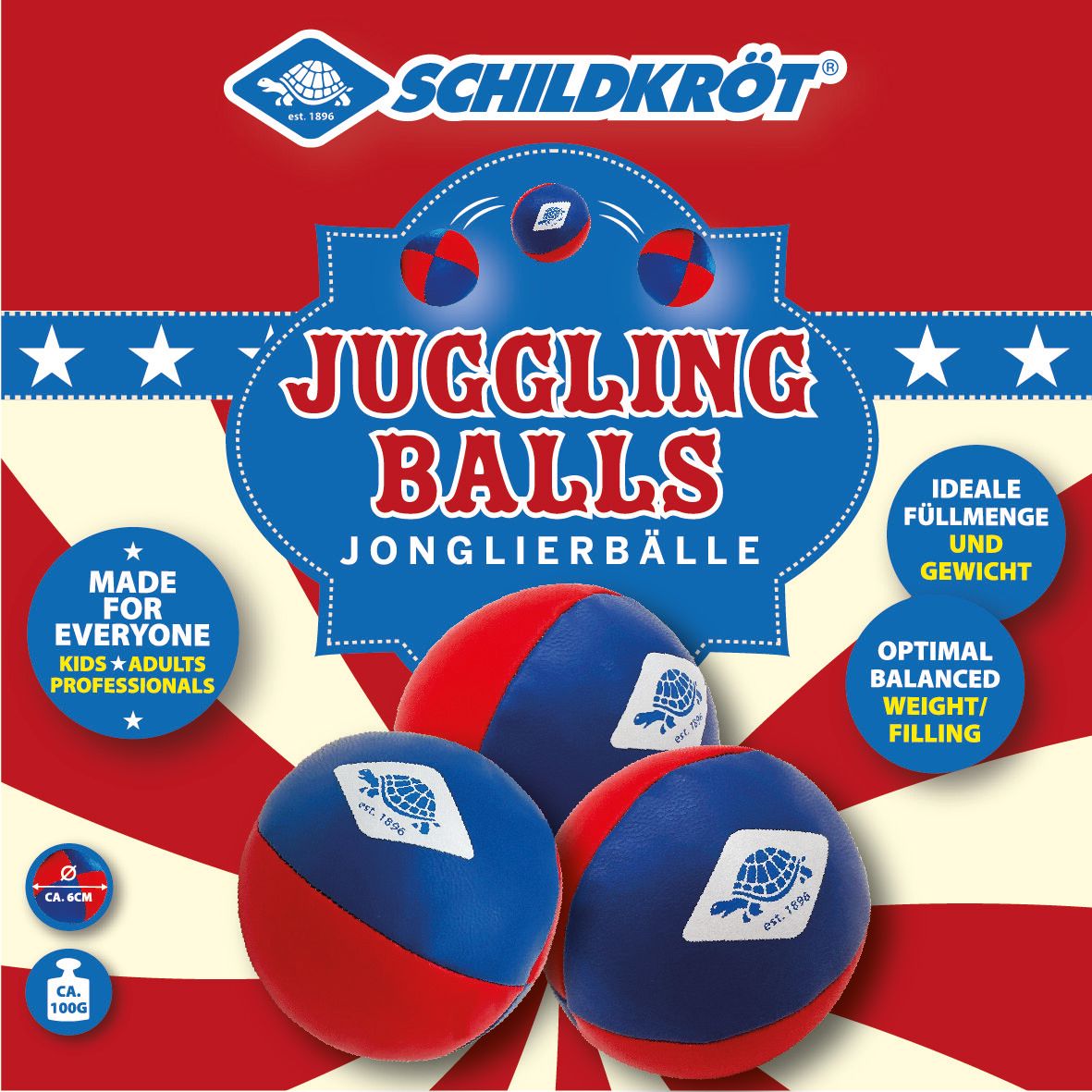 Meisterhafte Jonglierkunst von Schildkröt