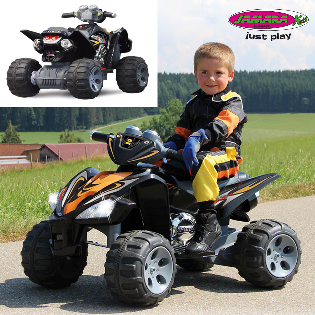 Als Kind mit einem echten Motorquad fahren