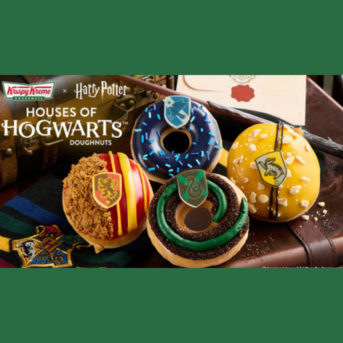 Harry Potter: Houses of Hogwarts x Krispy Kreme Collection Shares All-New Spellbinding Flavors