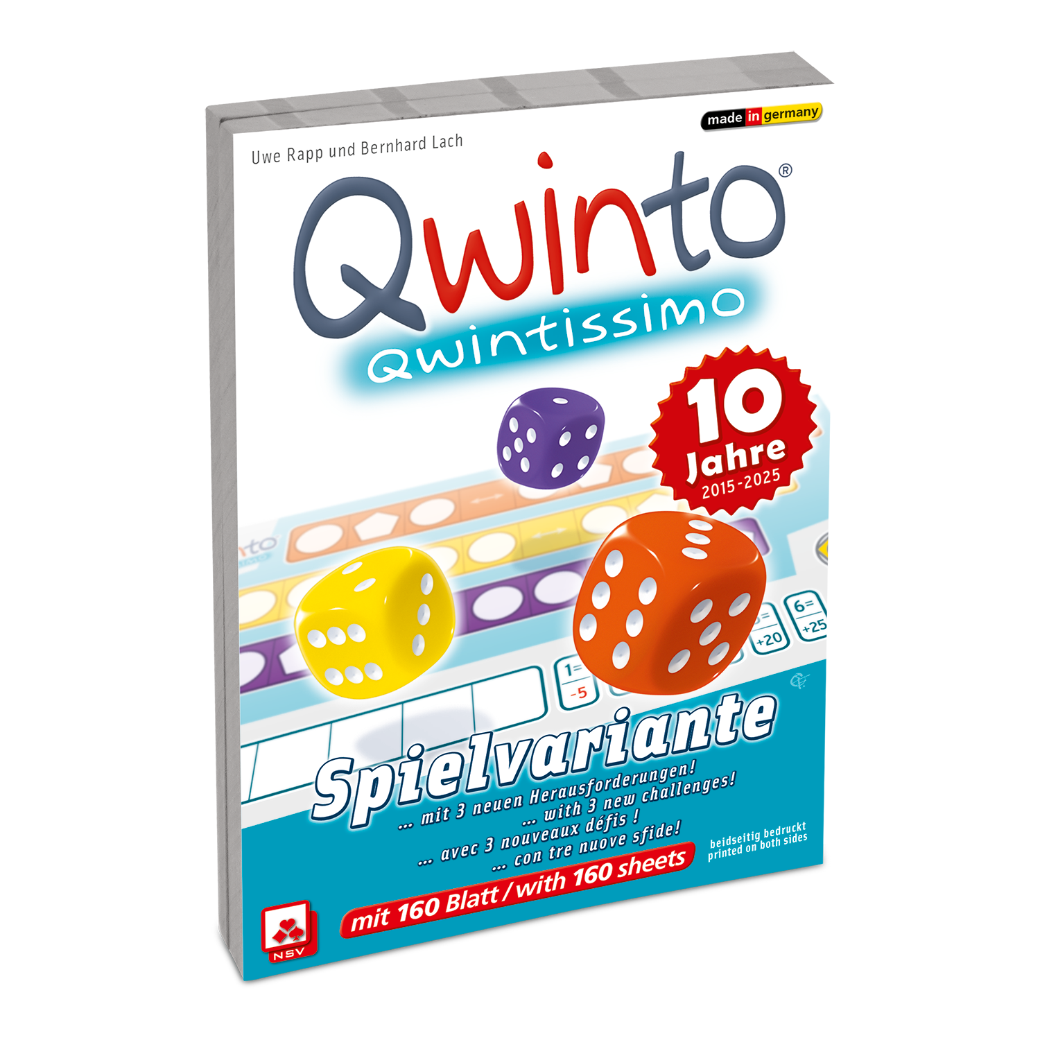 Doppeltes Jubiläum beim NSV: 10 Jahre Qwinto & The Game