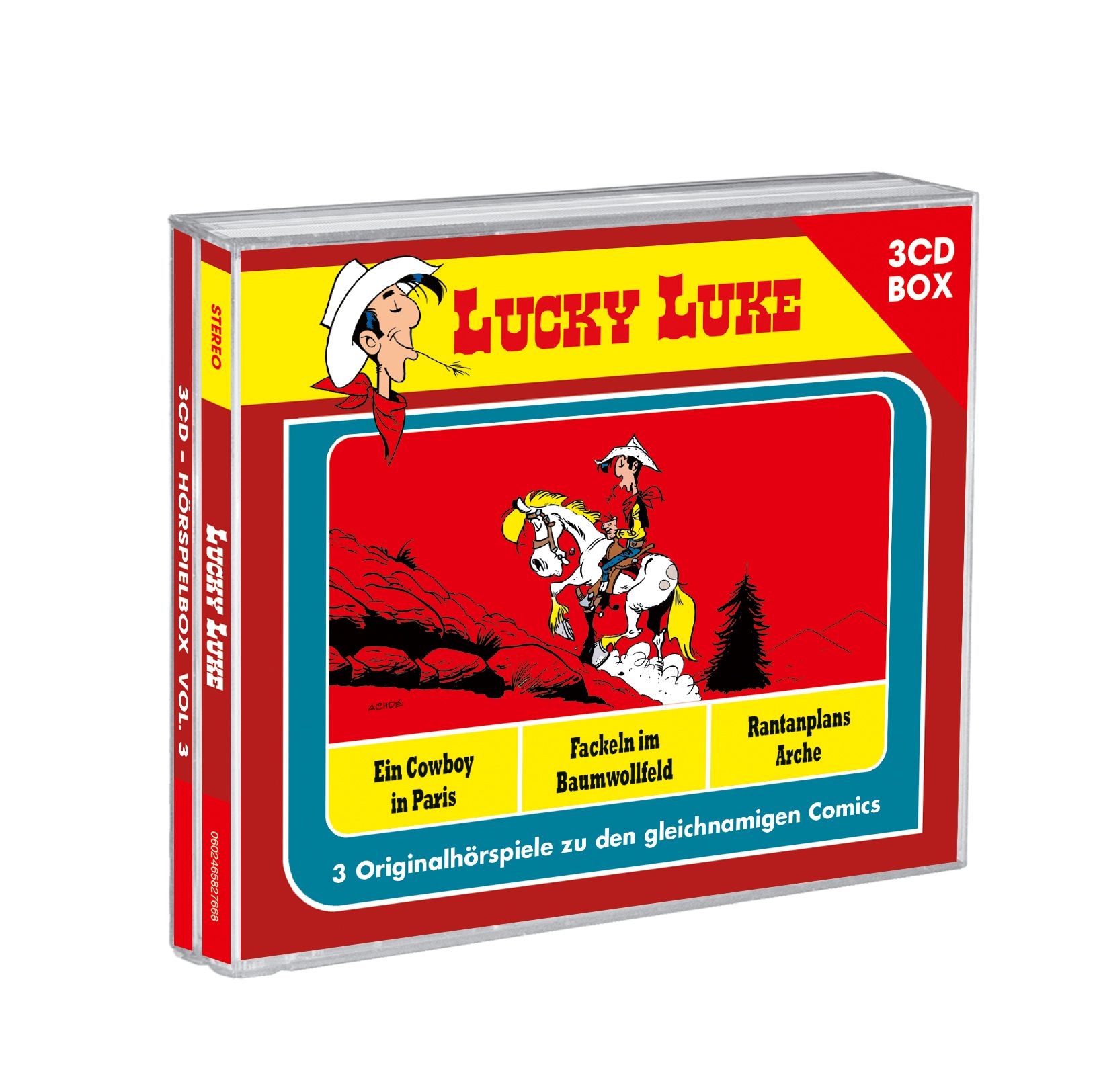 LUCKY LUKE - Universal/Karussell veröffentlicht über 3 Stunden Hörspielzeit in der CD Box Vol. 3