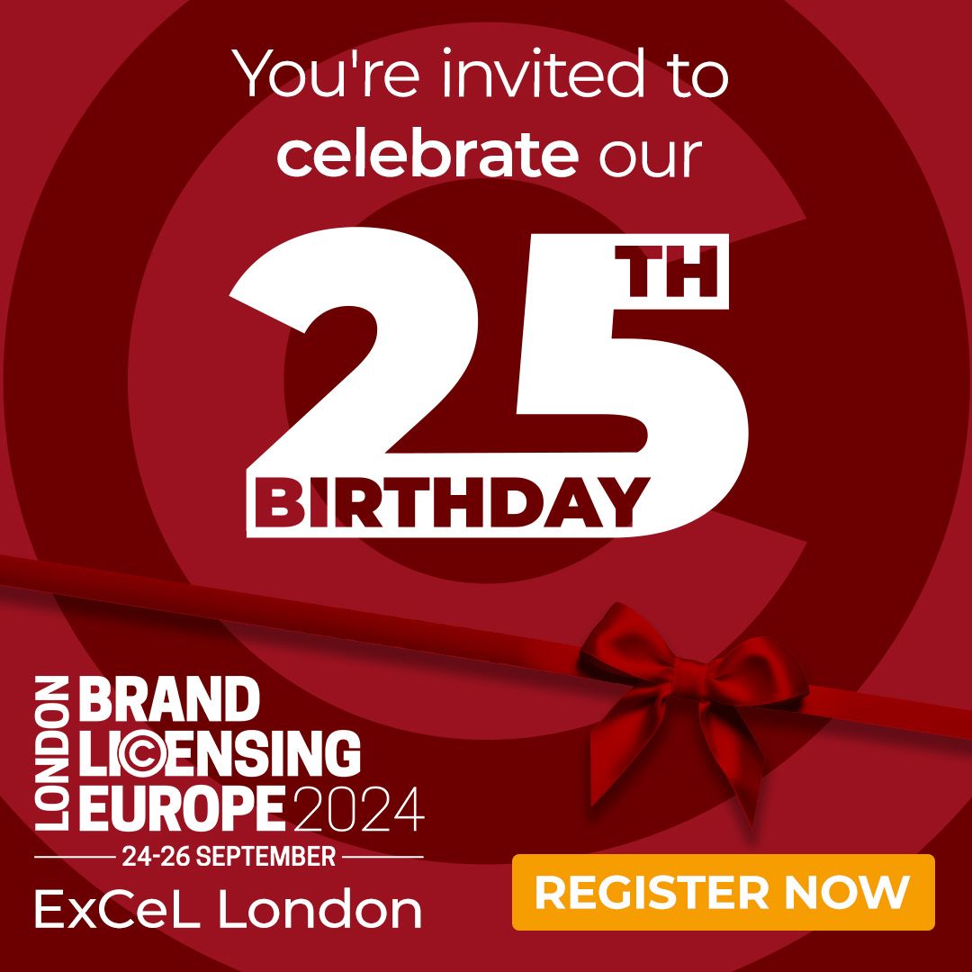Brand Licensing Europe 2024: Jetzt für das 25-jährige Jubiläum registrieren und kostenlose Tickets sichern!