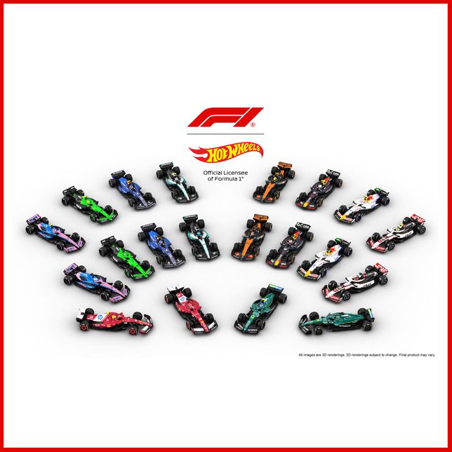 Hot Wheels erweitert die Formula 1® Kollektion um Scuderia Ferrari HP und Aston Martin Aramco Formula One™ Team