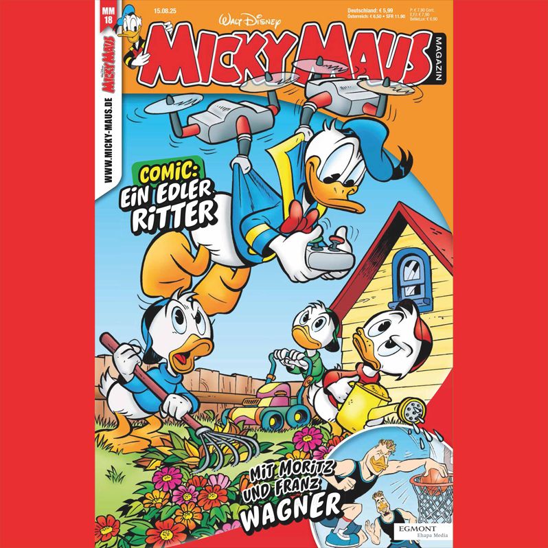 Franz und Moritz Wagner mit Gastauftritt im Micky Maus Magazin