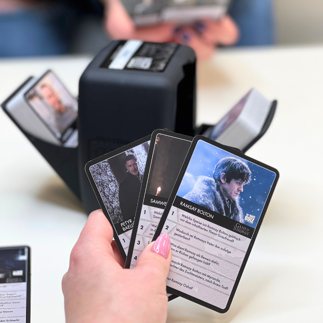 Der Kampf um den Thron - mit dem Top Trumps Quiz Game of Thrones