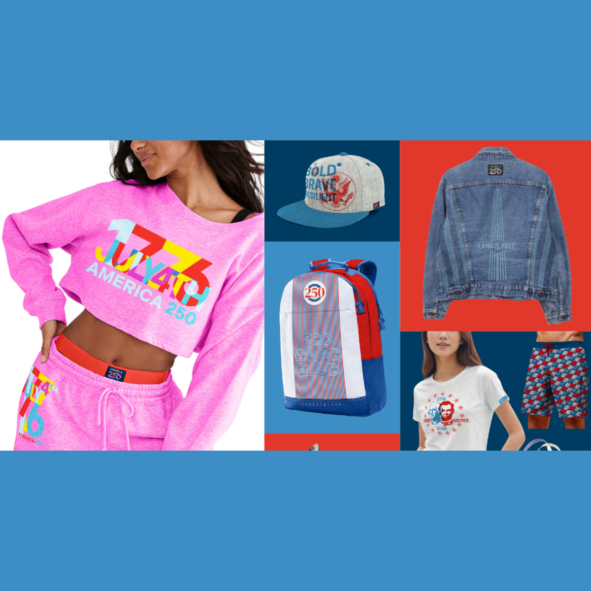 America250 The Official Celebration of America’s 250th Anniversary Announces Growing Lineup of Licensed Products