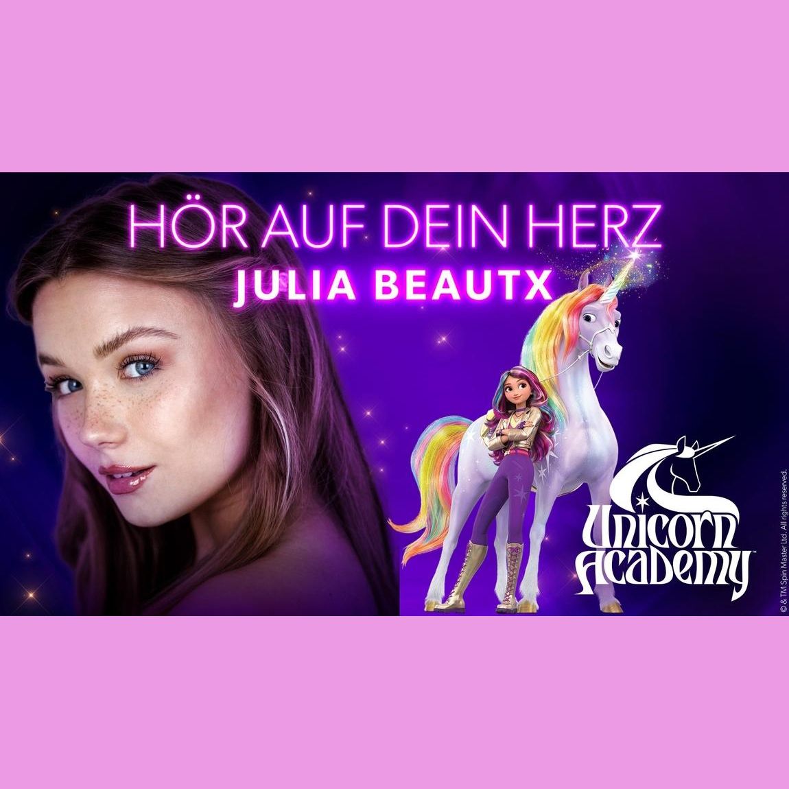 RTL Consumer Products stärkt Unicorn Academy™ mit neuem Titelsong von Julia Beautx