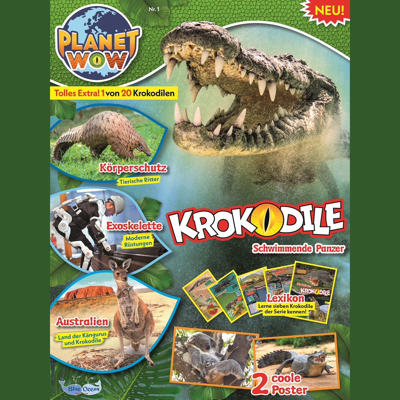 Krokodil-Kollektion von Blue Ocean Entertainment