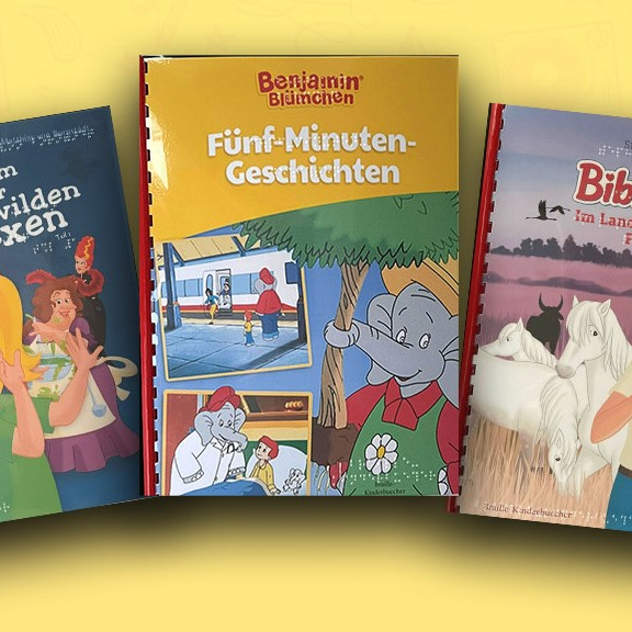 Bibi Blocksberg und Benjamin Blümchen erstmals in Braille-Schrift erhältlich