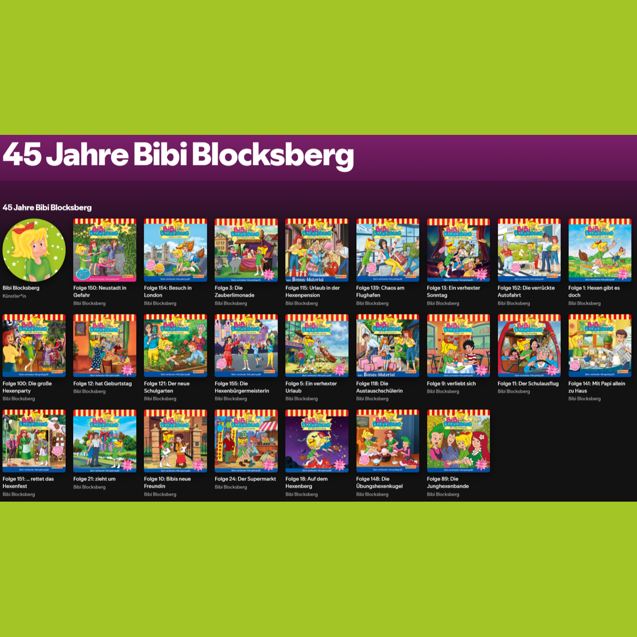 Bibi Blocksberg erhält exklusive Spotify-Destination