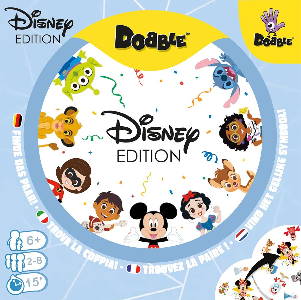 Dobble Disney Edition: Magischer Spielspaß mit deinen Lieblingscharakteren
